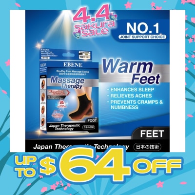 EBENE - Foot Massage Socks For Women Black