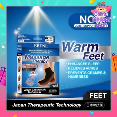 EBENE Foot Massage Socks For Women Black