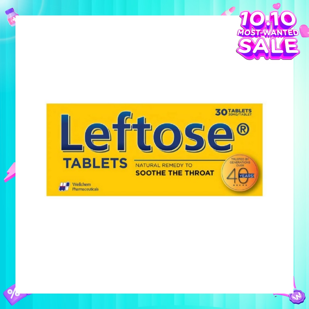 Chesty Coughs & Sore Throats 30mg (Per Tablet) 30 Tablets