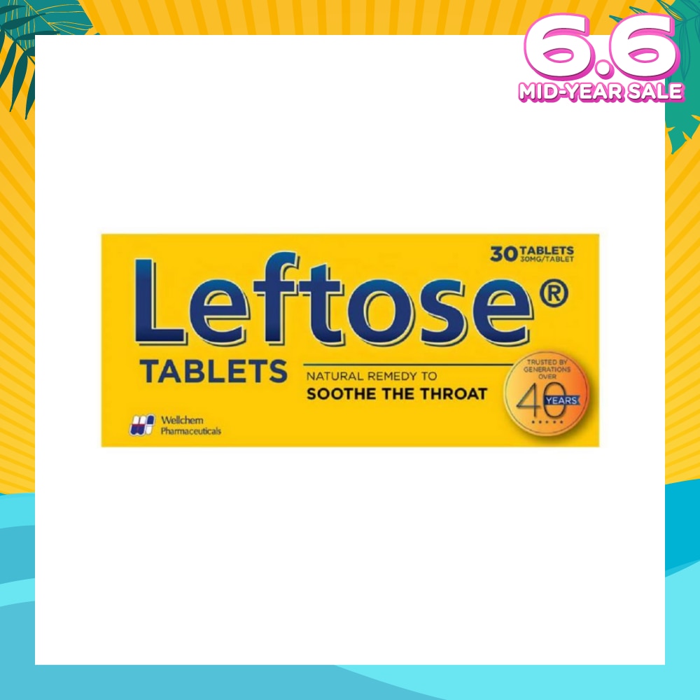 Chesty Coughs & Sore Throats 30mg (Per Tablet) 30 Tablets