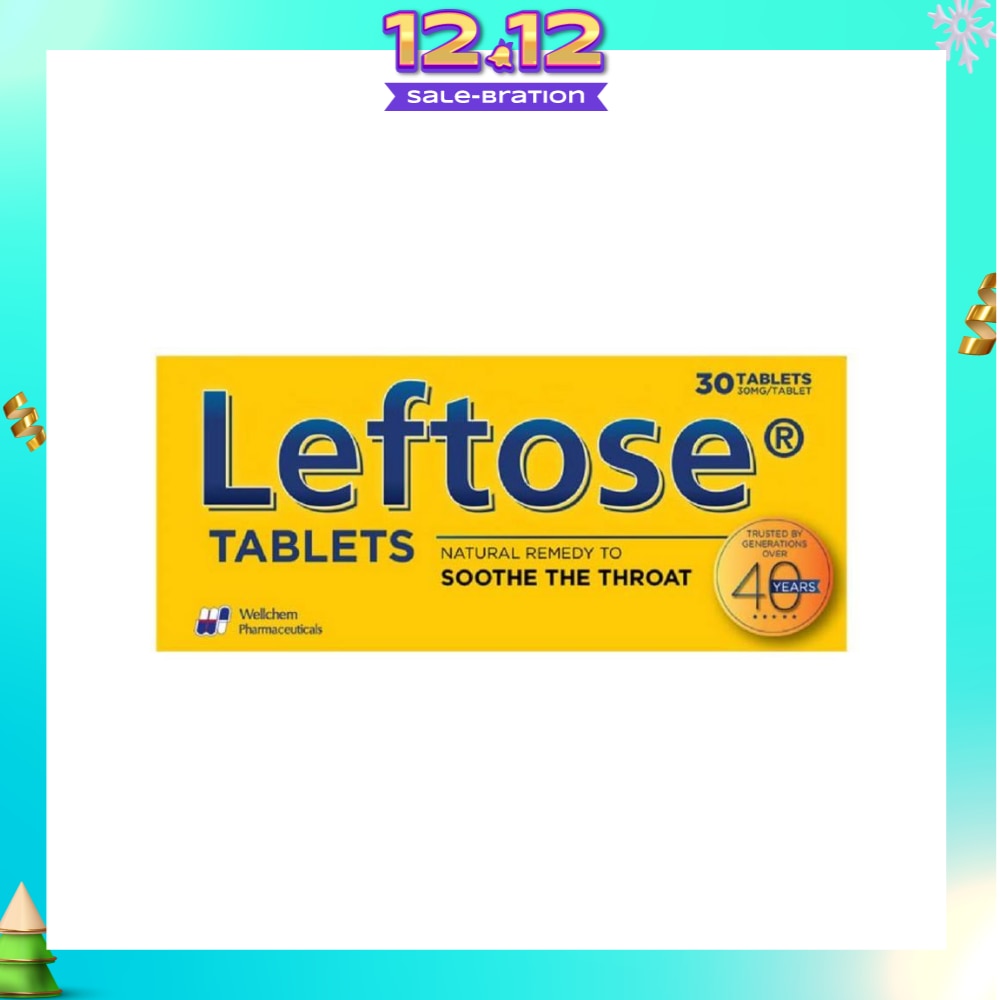 Chesty Coughs & Sore Throats 30mg (Per Tablet) 30 Tablets