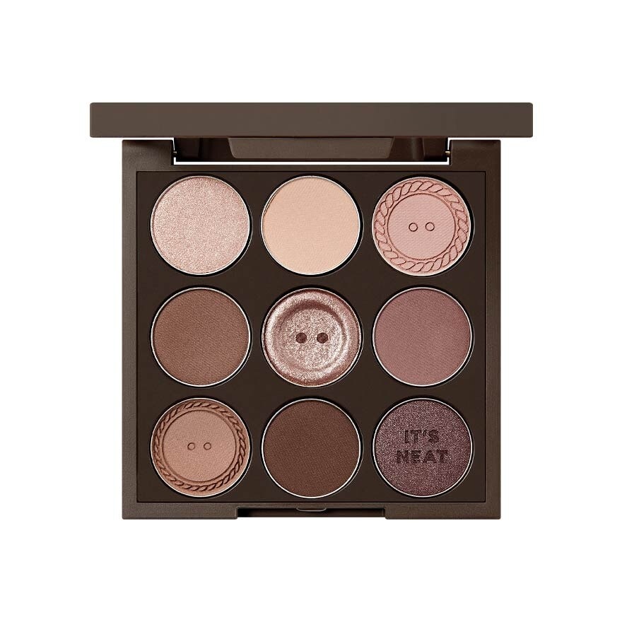 My Fave Mood Eye Palette (06 Button Up) Rosy Brown Colors, 8g