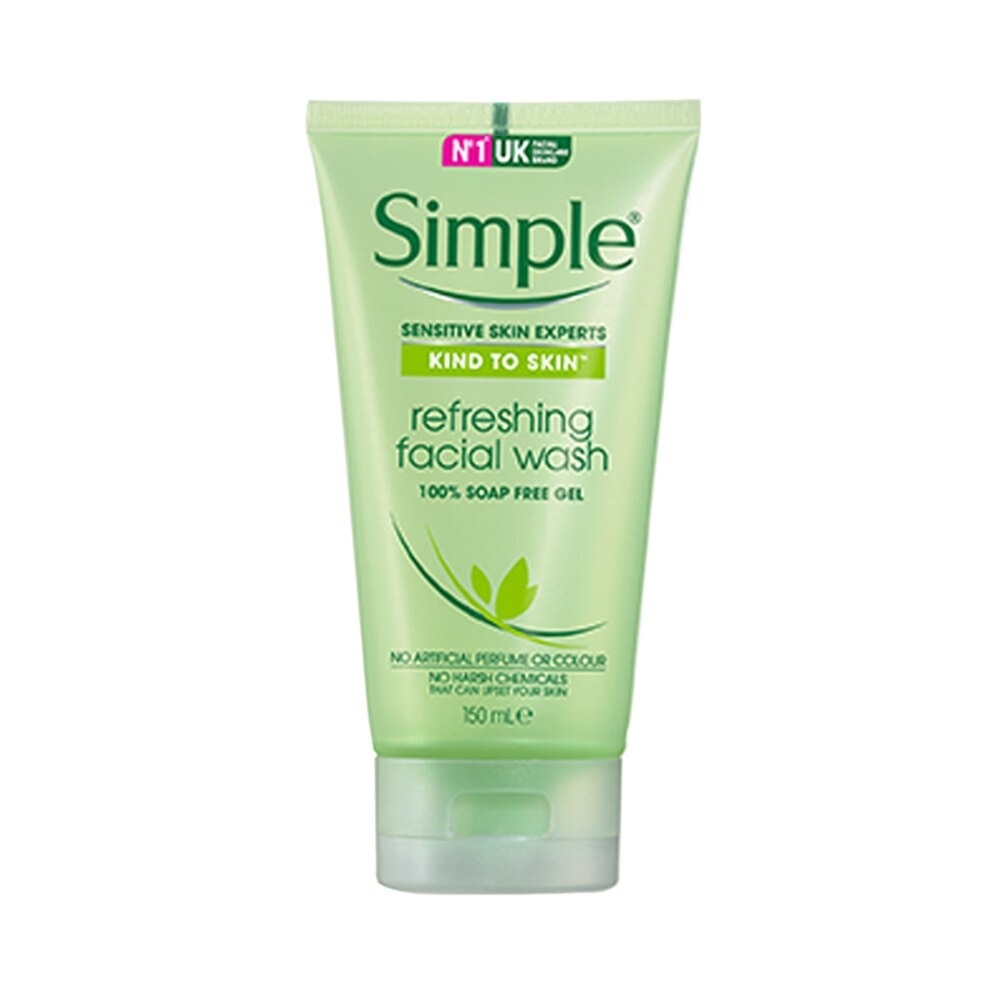 SIMPLE Refreshing Facial Wash 150ml (Kind to skin)