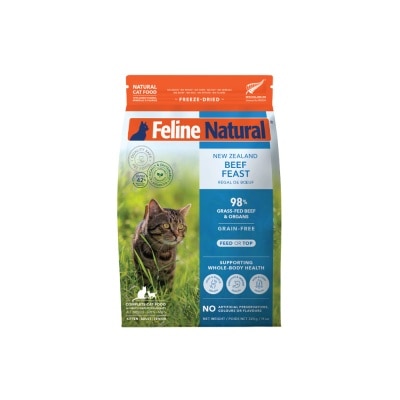 FELINE NATURAL - Beef Feast Freeze-Dried Cat Food 320g