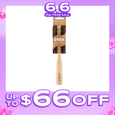 KENT BRUSHES - Brushes Lpf4 (Pure Flow Small Vented 15mm Bristle Nylon Mix Round Hair Brush) 1s