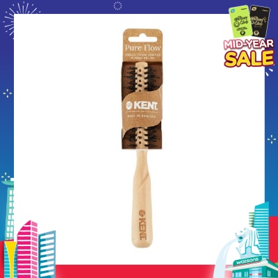 KENT BRUSHES Brushes Lpf4 (Pure Flow Small Vented 15mm Bristle Nylon Mix Round Hair Brush) 1s