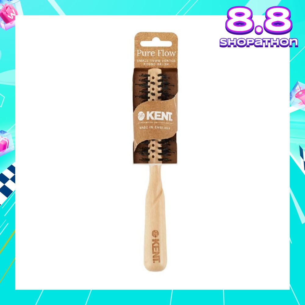 Brushes Lpf4 (Pure Flow Small Vented 15mm Bristle Nylon Mix Round Hair Brush) 1s