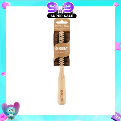 KENT BRUSHES - Brushes Lpf4 (Pure Flow Small Vented 15mm Bristle Nylon Mix Round Hair Brush) 1s image