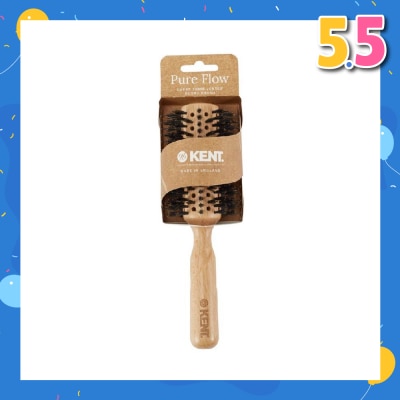 KENT BRUSHES Brushes Lpf5 (Pure Flow Large Vented 35mm Bristle Nylon Mix Round Hair Brush) 1s