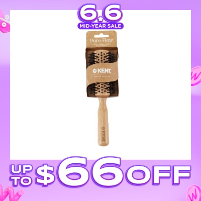KENT BRUSHES - Brushes Lpf5 (Pure Flow Large Vented 35mm Bristle Nylon Mix Round Hair Brush) 1s