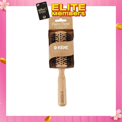 KENT BRUSHES Brushes Lpf5 (Pure Flow Large Vented 35mm Bristle Nylon Mix Round Hair Brush) 1s
