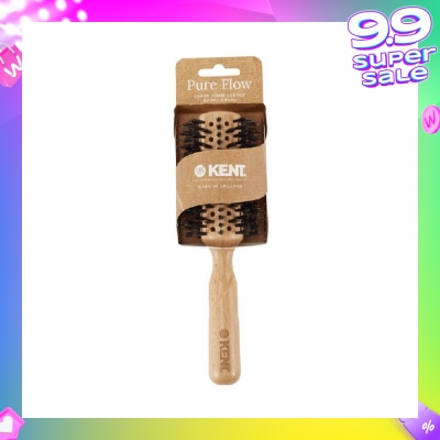 KENT BRUSHES Brushes Lpf5 (Pure Flow Large Vented 35mm Bristle Nylon Mix Round Hair Brush) 1s