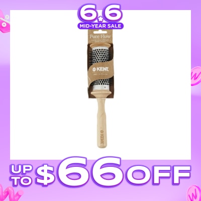 KENT BRUSHES - Brushes Lpf6 (Pure Flow 45mm Ceramic Round Hair Brush) 1s