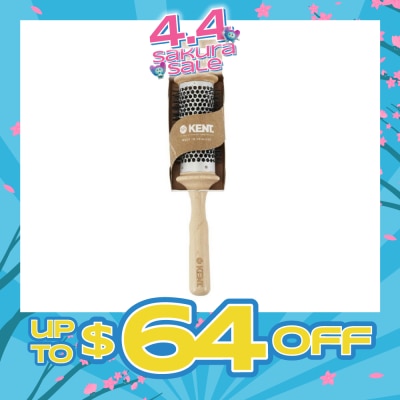 KENT BRUSHES - Brushes Lpf6 (Pure Flow 45mm Ceramic Round Hair Brush) 1s