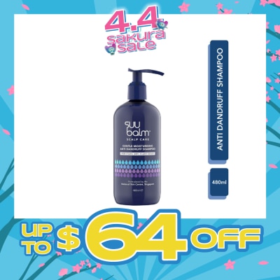 SUU BALM - Gentle Moisturising Anti Dandruff Shampoo 480ml