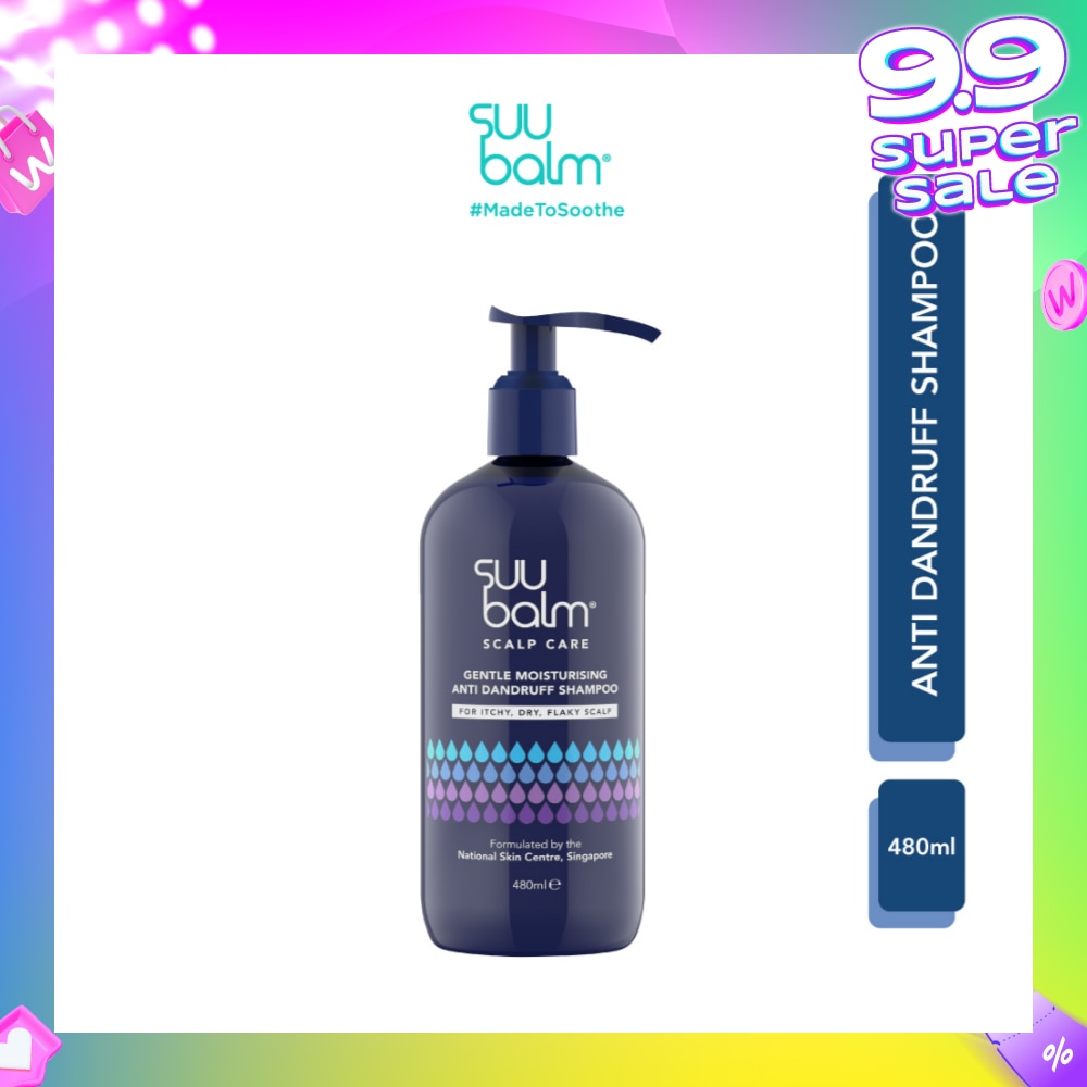 Gentle Moisturising Anti Dandruff Shampoo 480ml