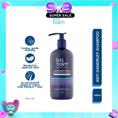 SUU BALM - Gentle Moisturising Anti Dandruff Shampoo 480ml image