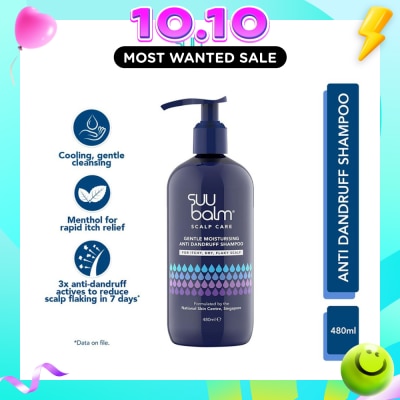 SUU BALM Gentle Moisturising Anti Dandruff Shampoo 480ml image