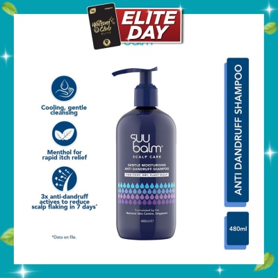 SUU BALM Gentle Moisturising Anti Dandruff Shampoo 480ml image