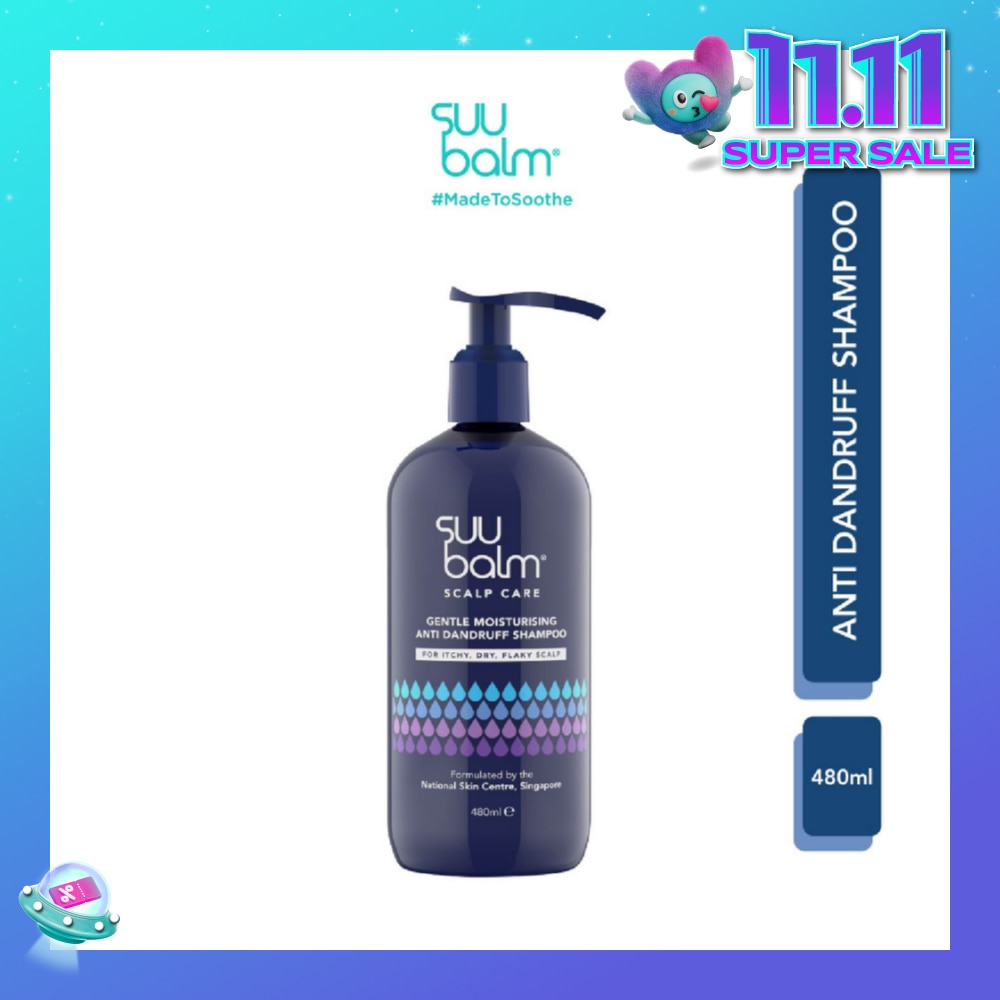 Gentle Moisturising Anti Dandruff Shampoo 480ml