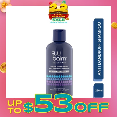 SUU BALM Gentle Moisturising Anti Dandruff Shampoo 230ml