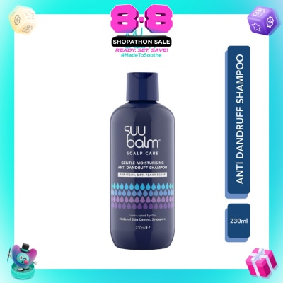 SUU BALM - Gentle Moisturising Anti Dandruff Shampoo 230ml