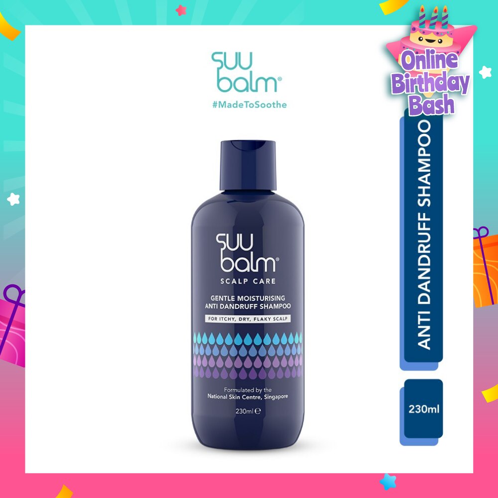 Gentle Moisturising Anti Dandruff Shampoo (Formulated For Itchy, Flaky, Sensitive Scalp) 230ml