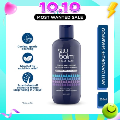 SUU BALM Gentle Moisturising Anti Dandruff Shampoo 230ml image