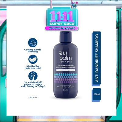 SUU BALM Gentle Moisturising Anti Dandruff Shampoo 230ml image