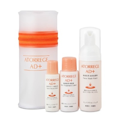 ATORREGE AD+ [XMAS GIFT] Trial Set consists Face Wash Foam 50ml + Skin Treatment Lotion 30ml + Face Moist Milk 19ml