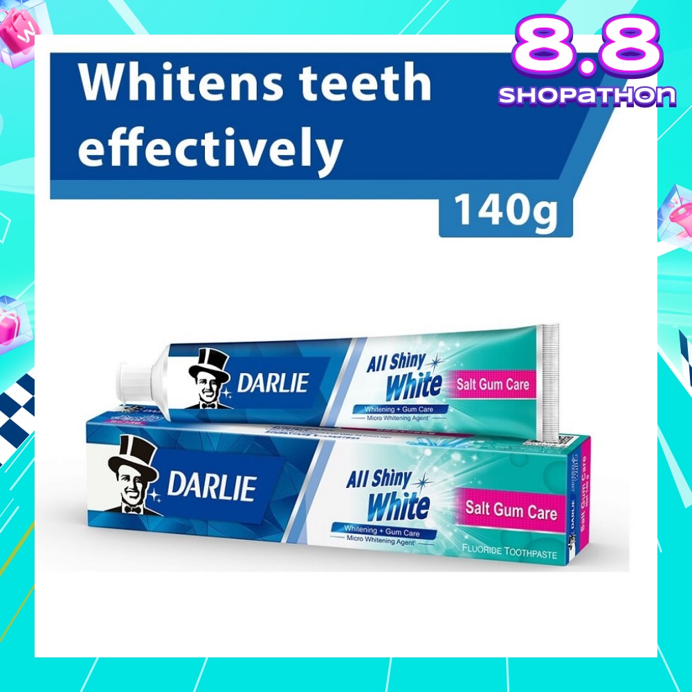 All Shiny White Toothpaste Salt Gum Care (Whitens Teeth Effectively) 140g