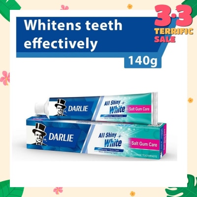 DARLIE All Shiny White Toothpaste Salt Gum Care (Whitens Teeth Effectively) 140g