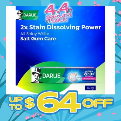 DARLIE - All Shiny White Salt Gum Care Whitening Toothpaste 140g