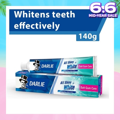 DARLIE All Shiny White Toothpaste Salt Gum Care (Whitens Teeth Effectively) 140g