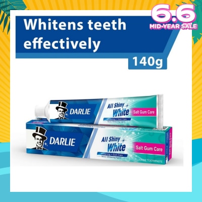 DARLIE All Shiny White Toothpaste Salt Gum Care (Whitens Teeth Effectively) 140g