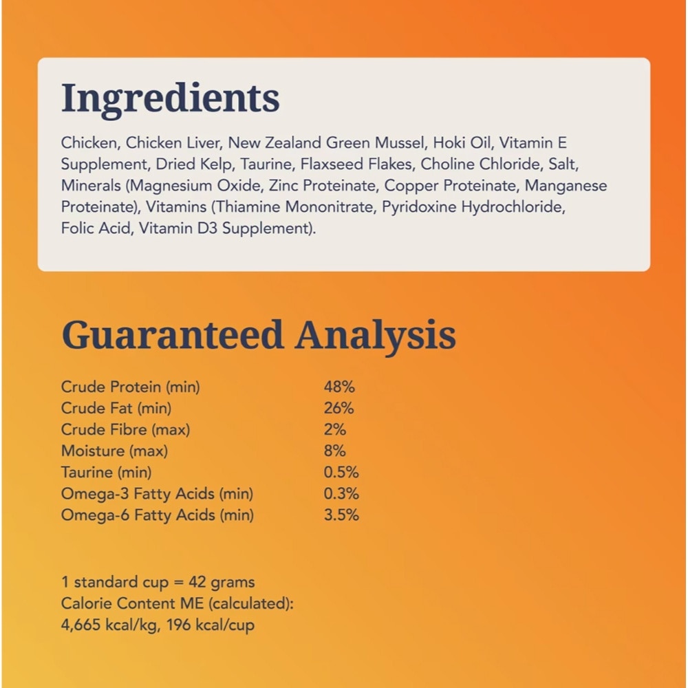 Chicken Feast Freeze-Dried Cat Food 320g