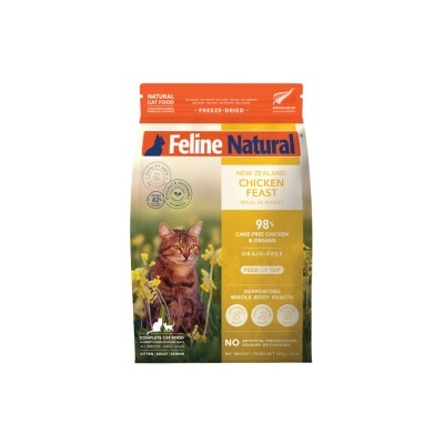 FELINE NATURAL - Chicken Feast Freeze-Dried Cat Food 320g