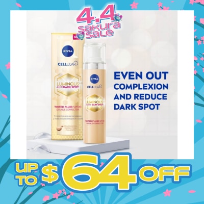 NIVEA - The Luminous630 Anti Dark Spot Tinted Fluid SPF20 (Reduce Visible Dark Spots) 4.8g