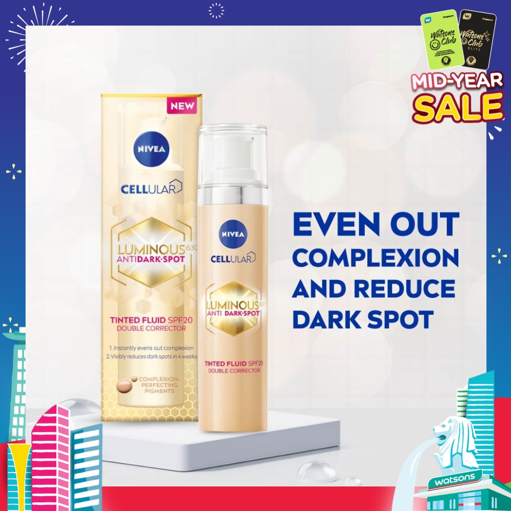 The Luminous630 Anti Dark Spot Tinted Fluid SPF20 (Reduce Visible Dark Spots) 4.8g