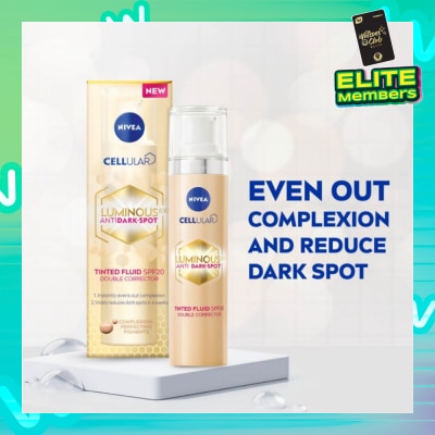 NIVEA The Luminous630 Anti Dark Spot Tinted Fluid SPF20 (Reduce Visible Dark Spots) 4.8g