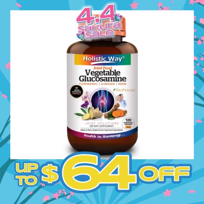 HOLISTIC WAY - Vegetarian Joint Food 120 Vegetarian Capsules