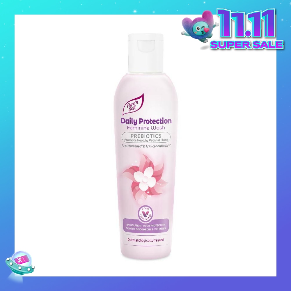 Daily Protection Feminine Wash Prebiotics (Anti Bacterial And Anti Candidiasis) 200ml