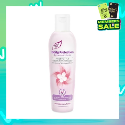 PURE N SOFT Daily Protection Feminine Wash Prebiotics (Anti Bacterial And Anti Candidiasis) 200ml