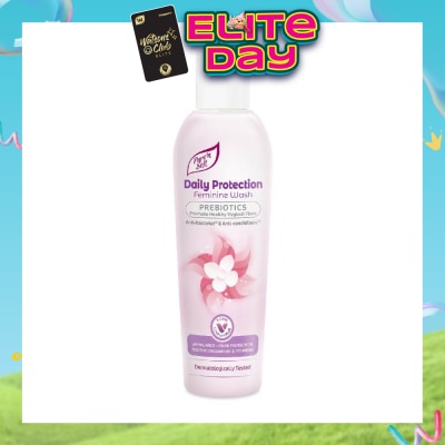 PURE N SOFT - Daily Protection Feminine Wash Prebiotics (Anti Bacterial And Anti Candidiasis) 200ml