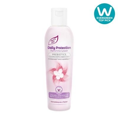 PURE N SOFT Daily Protection Feminine Wash Prebiotics (Anti Bacterial And Anti Candidiasis) 200ml image