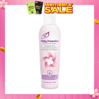 PURE N SOFT Daily Protection Feminine Wash Prebiotics (Anti Bacterial And Anti Candidiasis) 200ml