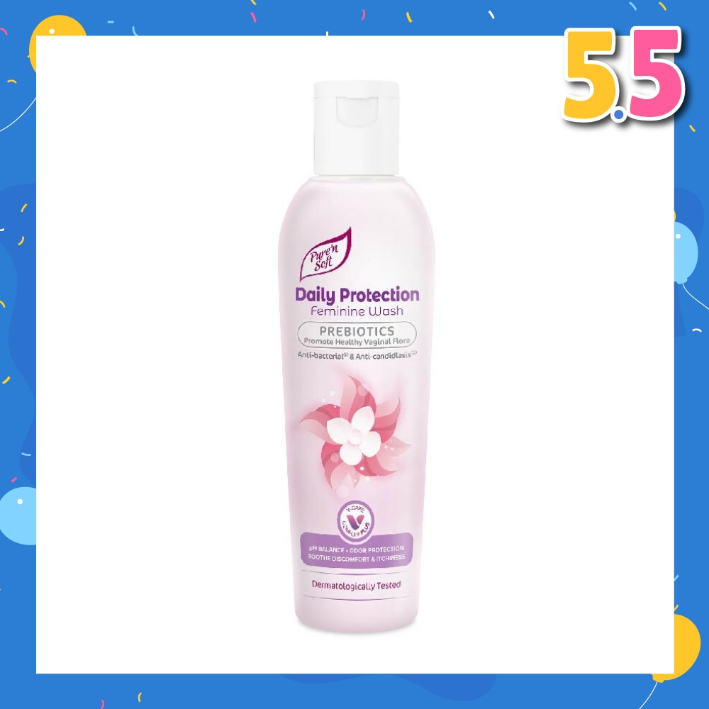 Daily Protection Feminine Wash Prebiotics (Anti Bacterial And Anti Candidiasis) 200ml