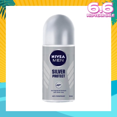 NIVEA Deo (M) Roll-on Silver Protect 50ml