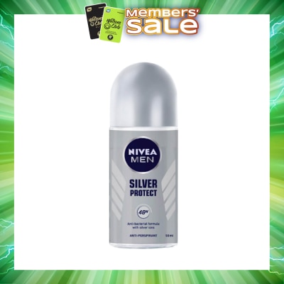 NIVEA - Deo (M) Roll-on Silver Protect 50ml