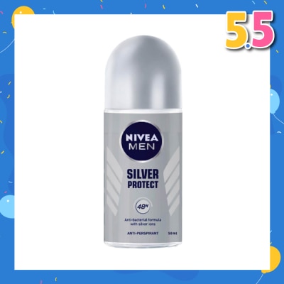 NIVEA Deo (M) Roll-on Silver Protect 50ml